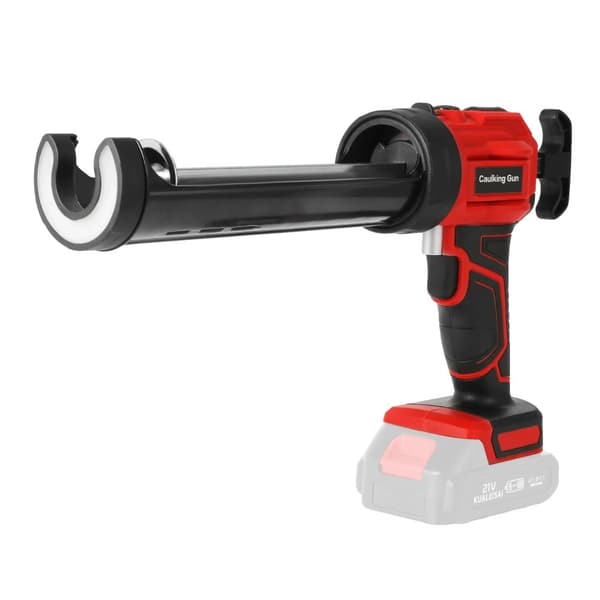 Trådløs elektrisk fugepistol, fire hastigheder justerbar, LED-lampe, lithium-ion batteri,Ingen batteri