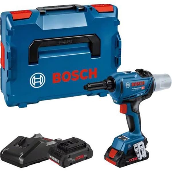 18V GRG 18V-16C Professionell nitare + 2 4Ah batterier + snabbladdare + L-BOXX box - BOSCH - 06019K5001