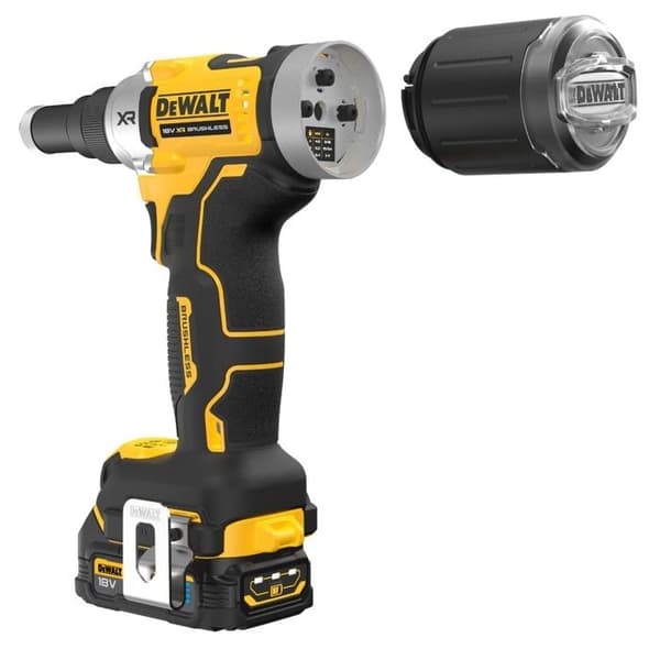 DEWALT XR 18V 2x1,7Ah Li-Ion 6,4 mm POWERSTACK-nitare - Borstlös motor - DCF414E2GT-QW