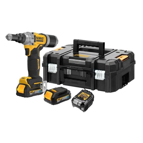 DEWALT XR 18V 2x1,7Ah Li-Ion 6,4 mm POWERSTACK-nitare - Borstlös motor - DCF414E2GT-QW