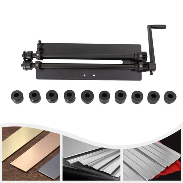 Plåtmetallbearbetning Bead Roller, Sex Olika Stansar, Ergonomiskt Handtag,svart