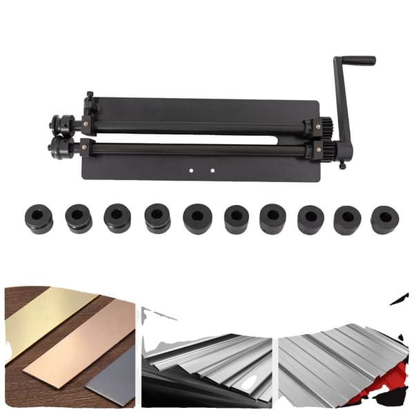 Plåtmetallbearbetning Bead Roller, Sex Olika Stansar, Ergonomiskt Handtag,svart