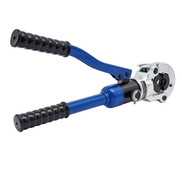 Hydrauliske Rørtrykksklemmer, Ergonomisk Greb, Maks Tryk 8T,mørkeblå