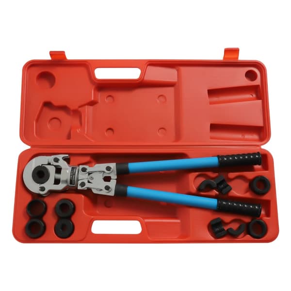 PEX Crimping Værktøjssæt, Ergonomisk Greb, 6T Udgivelse,Orange