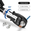 Miniatyrbillede 3 af 4: Hydraulisk Crimpværktøj, Crimpområde 10-300 MM², Professionel Kvalitet, Tilpasseligt Design