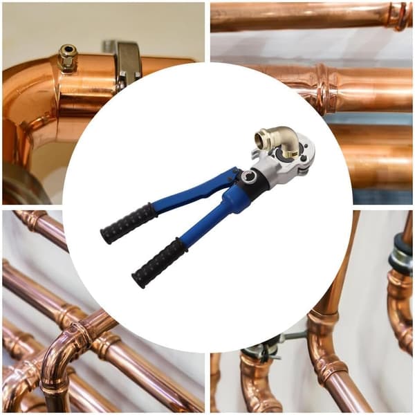 10T Hydrauliska Krampläggare, Integrerad Hydraulpump, Mångsidig Tillämpning,mörkblå