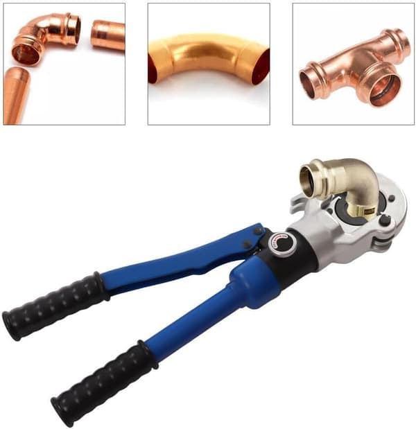 10T Hydrauliska Krampläggare, Integrerad Hydraulpump, Mångsidig Tillämpning,mörkblå