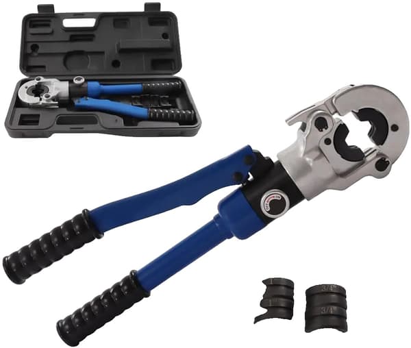 10T Hydrauliska Krampläggare, Integrerad Hydraulpump, Mångsidig Tillämpning,mörkblå