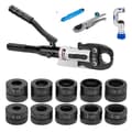 Miniatyrbild 1 av 2: Hydraulisk Pex-rörpressverktyg, V12 till V28mm, U16 till U32mm, TH16 till TH32mm,TH och V