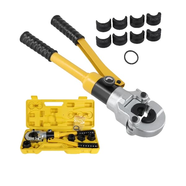 Hydraulisk rörslangskrimpverktyg, storleksområde 16-32 mm², hållbar konstruktion,Kabelskorv