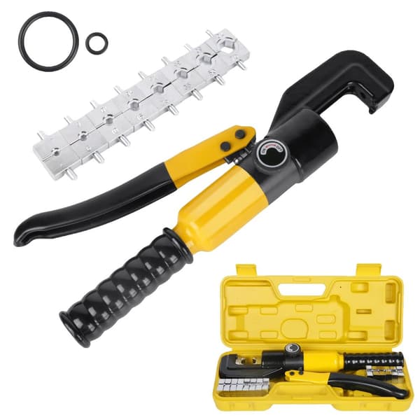 Hydraulisk Kramverktyg, 8T Tryckkapacitet, Mångsidigt Kramområde,Gul