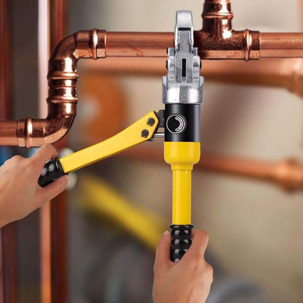 Hydraulinen puristustyökalu, nopea puristus, 360 asteen kääntyvä pää