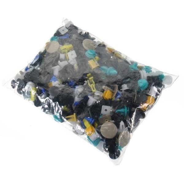 Plastnitar för bil - TEMPSA - Svart - Fästklämmor - 500st