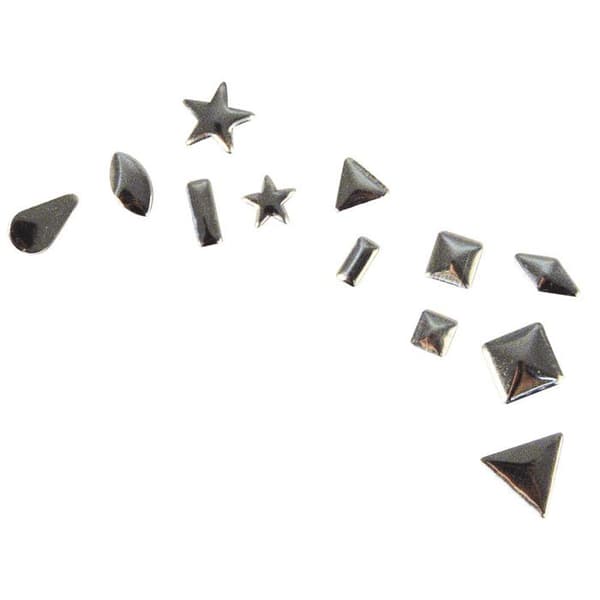 Silvriga nitar 2,5 till 10mm Hotfix (420 st.)