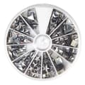 Miniatyrbild 1 av 2: Silvriga nitar 2,5 till 10mm Hotfix (420 st.)