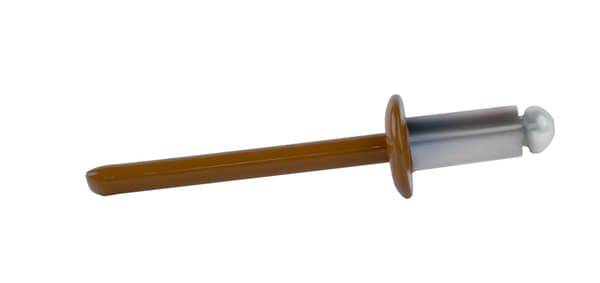 Alu åbne nitter 4,8x10mm RAL 8003