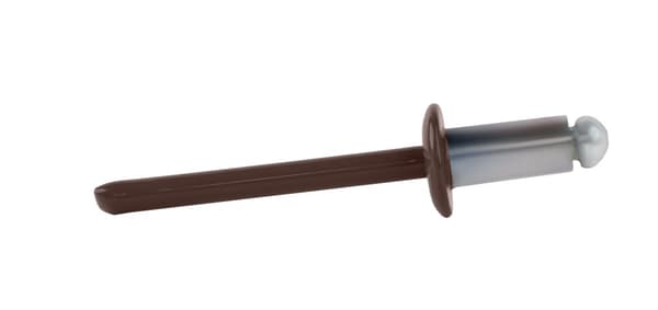 Alu åbne nitter 4,8x10mm RAL 8017