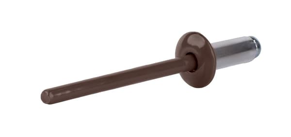 Alu åbne nitter 4,8x10mm RAL 8017