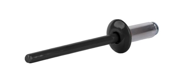 Alu åbne nitter 4,8x10mm RAL 9005