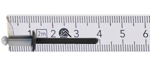 Alu åbne nitter 4,8x10mm RAL 9005