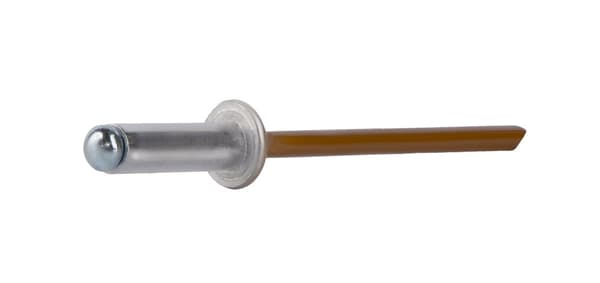 Alu åbne nitter 4,8x12mm RAL 8003