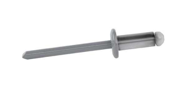 Alumiini avoimet niitit 4,8x12mm RAL 9006