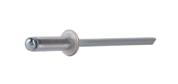Alumiini avoimet niitit 4,8x12mm RAL 9006