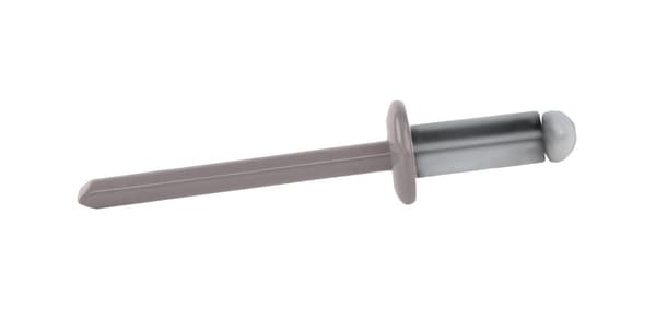 Alu åbne nitter 4,8x12mm RAL 9007