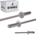 Miniatyrbillede 1 af 9: Alu åbne nitter 4,8x12mm RAL 9007