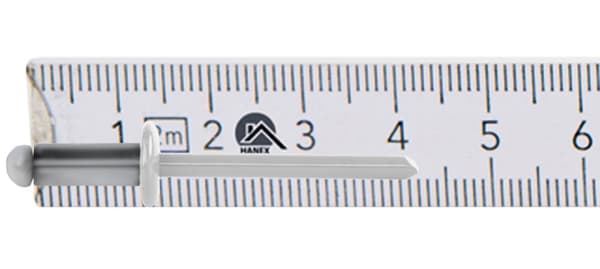 Alu åbne nitter 4,8x12mm RAL 9010