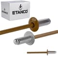 Miniatyrbillede 1 af 9: Alu åbne nitter 4x10mm RAL 8003