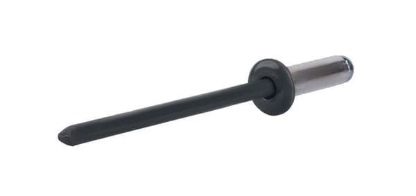 Alu åbne nitter 4x12mm RAL 7016