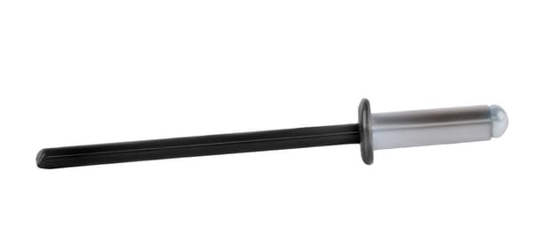 Alu åbne nitter 4x12mm RAL 9005