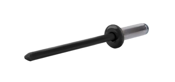 Alu åbne nitter 4x12mm RAL 9005