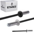 Miniatyrbillede 1 af 9: Alu åbne nitter 4x12mm RAL 9005