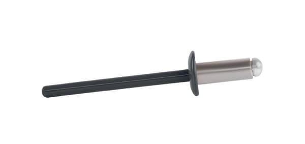 Alu åbne nitter 4x10mm RAL 7016