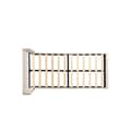 Miniatyrbild 6 av 6: Lit stoppad 90*200 cm, knapprad stoppning, nitar stoppning, träben, linne, beige