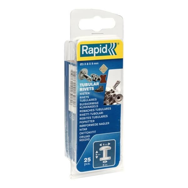 RAPID 25 rörnitar 3x8mm