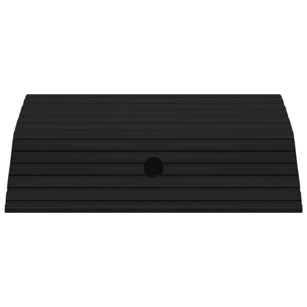 vidaXL Tröskelramp med bro 49x40x8 cm gummi