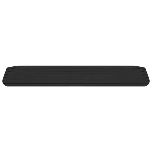 vidaXL Tröskelramp 2 st 110x21x2,5 cm gummi