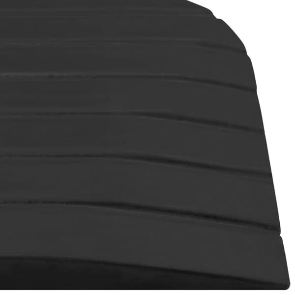 vidaXL Tröskelramp 2 st 110x21x2,5 cm gummi