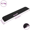 Miniatyrbild 9 av 9: vidaXL Tröskelramp 2 st 110x21x2,5 cm gummi