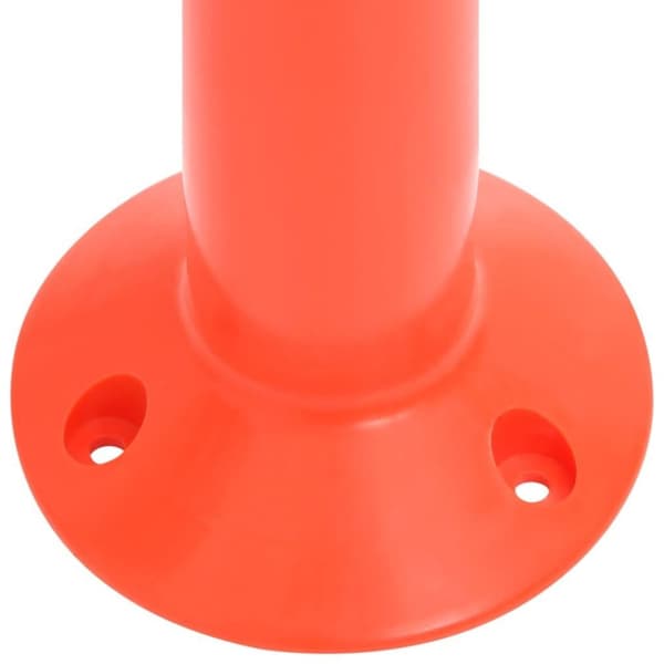 vidaXL Sperrestolper med kjede 10 stk 75 cm PE