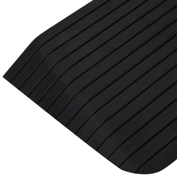 vidaXL Tröskelramp 110x41x5 cm gummi