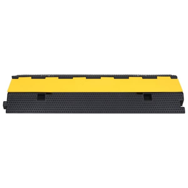 vidaXL kabelbro med 2 kanaler 100 cm gummi