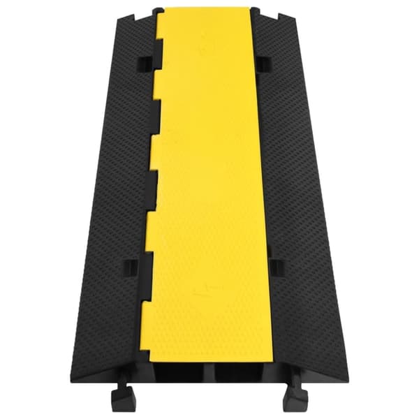 vidaXL kabelbro med 2 kanaler 100 cm gummi