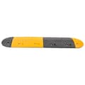 Miniatyrbilde 2 av 10: vidaXL Fartshump gul og svart 129x32,5x4 cm gummi