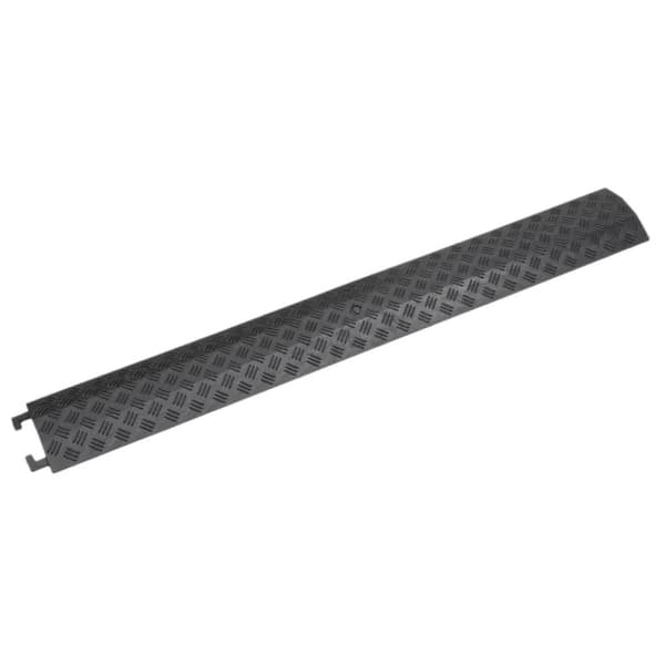 vidaXL Kaapelisuojarampit 2 kpl 98,5 cm musta