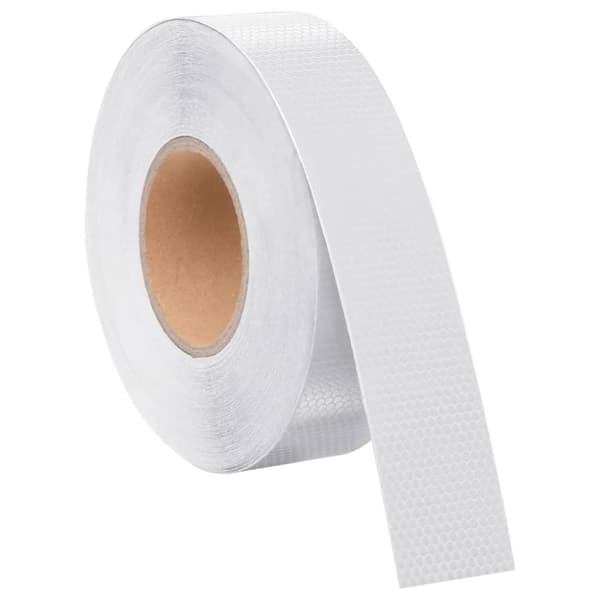 vidaXL Reflextejp vit 5 cmx50 m PVC