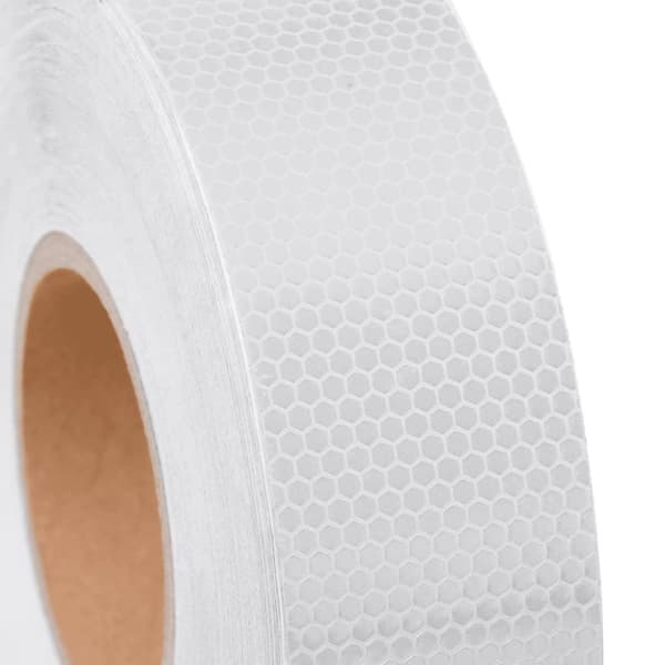 vidaXL Reflextejp vit 5 cmx50 m PVC